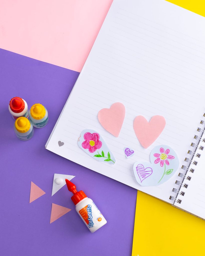 composición para productos escolares 